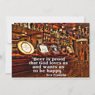 Ben Franklin's Famous Beer Quote