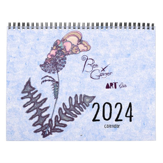 Ben Geiger Art of the year 2024 Calendar (Cover)