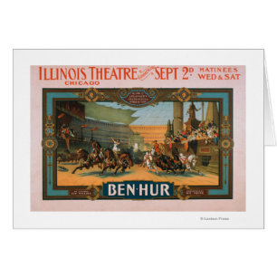 Ben-Hur à l'affiche du théâtre Illinois de Chicago