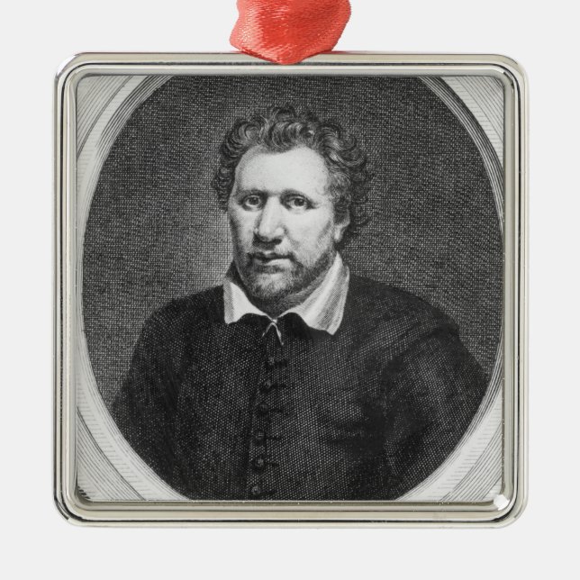 Ben Jonson Metal Ornament (Front)
