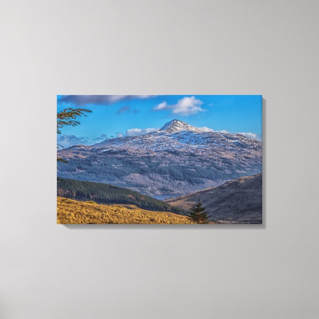 Ben Lomond, Loch Lomond Scotland Canvas Print (Front)