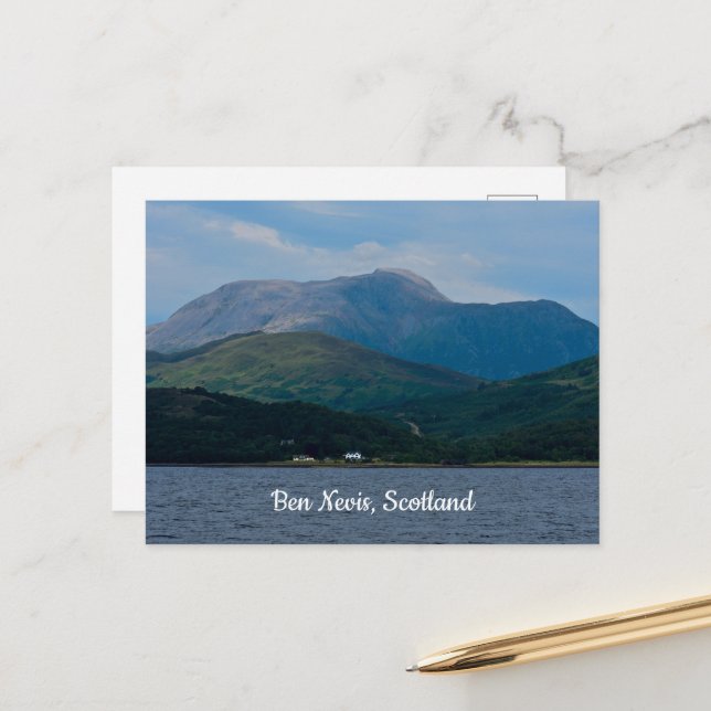 Ben Nevis, Scotland Postcard (Front/Back In Situ)