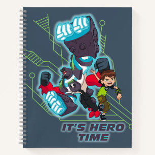 Ben & Omni-Enhanced Four Arms - It's Hero Time Notebook