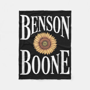 Ben Son Boone Fan Music Retro Vintage Aesthetic  Fleece Blanket
