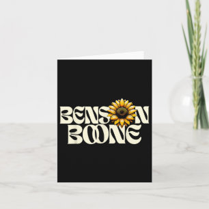 Ben Son Boone Shirt Fan Music Retro Aesthetic Sunf Card