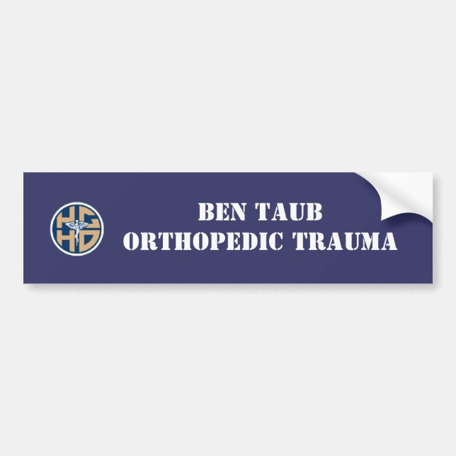 Ben Taub ortho bumper Sticker (Front)