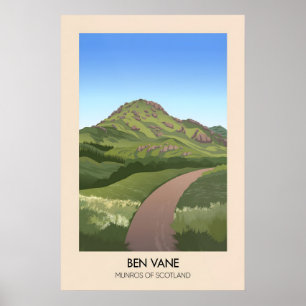 Ben Vane Munros d'Écosse Affiche