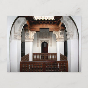 Ben Youssef  Medersa Postcard