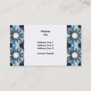 Ben Yusuf Madrasa Geometric Pattern 004 Business Card
