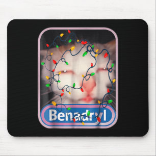 Benadryls Flashing Light Cute &amp; Funny Cat Love Mouse Pad