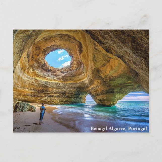 Benagil Algarve, Portugal Postcard (Front)