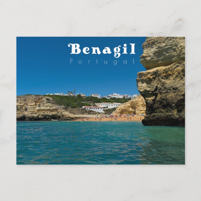 Benagil Beach - Portugal Postcard (Front)