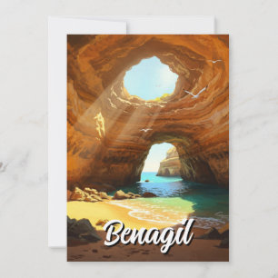 Benagil Caves Algarve Portugal Carte postale
