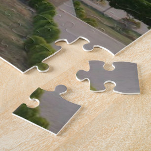 Benazir Park Scenic Landscape Print Jigsaw Puzzle