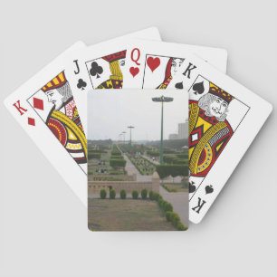 Benazir Park Scenic Landscape Print Playing Cards