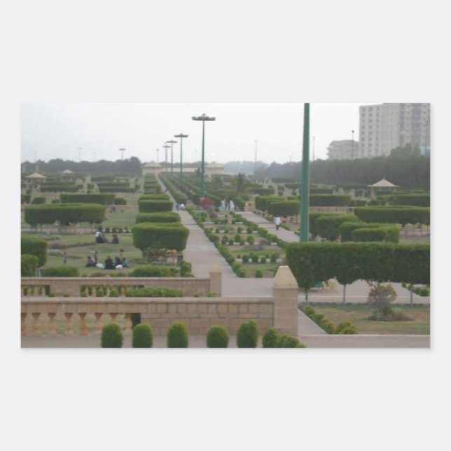 Benazir Park Scenic Landscape Print Sticker (Front)