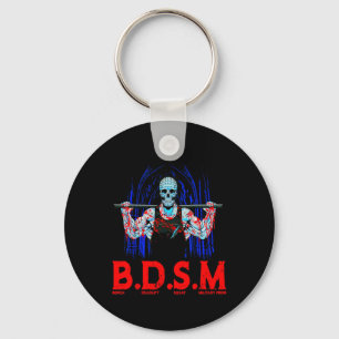 Bench Deadlift Squat Military Press Workout Bodybu Keychain