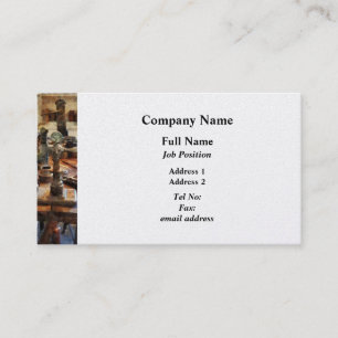 Bench in Dental Lab - Platinum Business Card