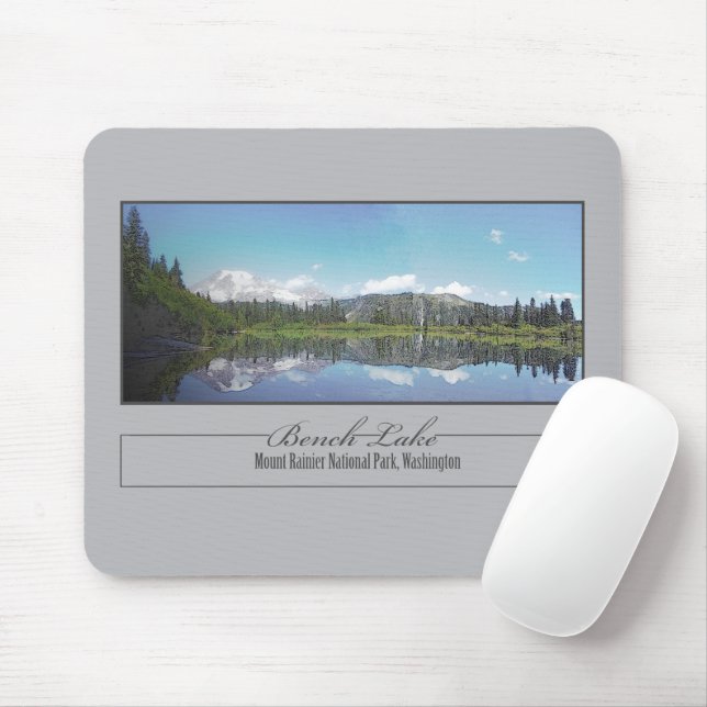 Bench Lake Mouse Pad (With Mouse)