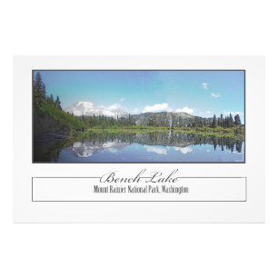 Bench Lake Photo Print