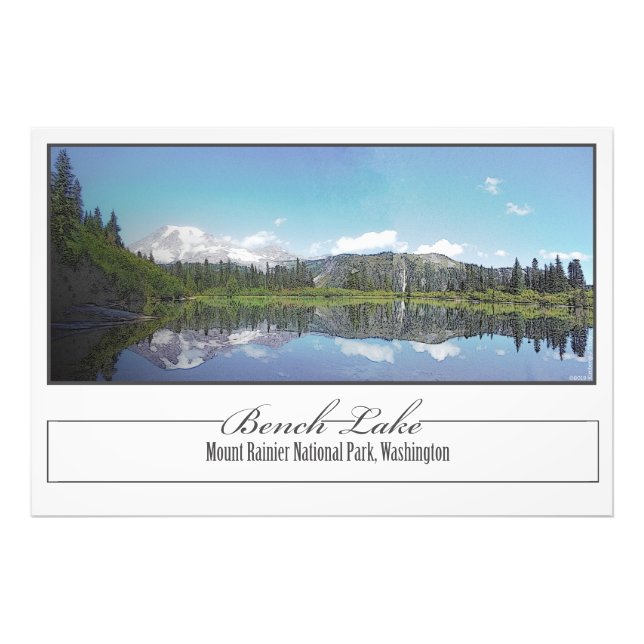 Bench Lake Photo Print (Front)