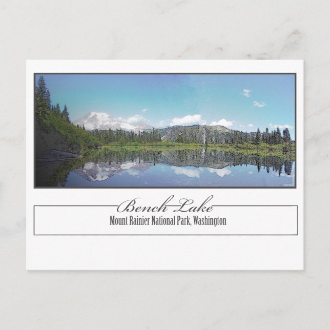 Bench Lake Postcard (Front)