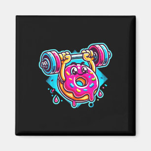 Bench Press Doughnut Weightlifting Bodybuilding Fi Magnet