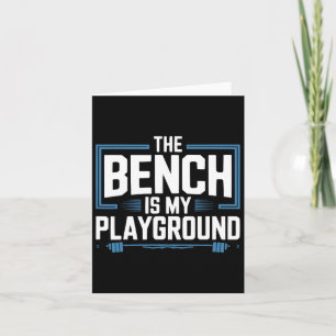 Bench Press Exercise Bodybuilding Fitness Workout  Card