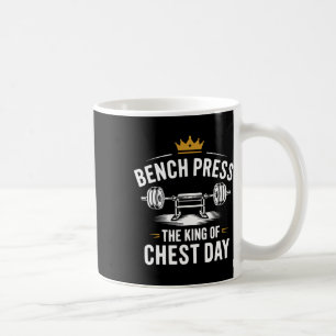Bench Press Exercise Bodybuilding Fitness Workout  Coffee Mug
