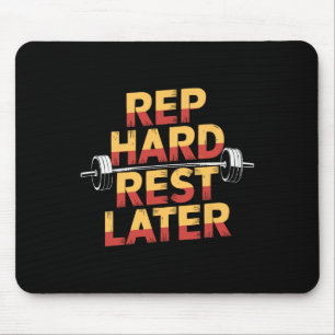 Bench Press Exercise Bodybuilding Fitness Workout Mouse Pad