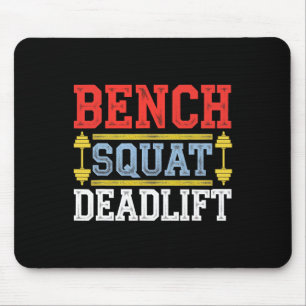 Bench Squat Deadlift Barbell Bodybuilding 1  Mouse Pad