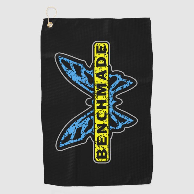 Benchmade Knives Retro Batman Butterfly  Hand Towe Golf Towel (Front)