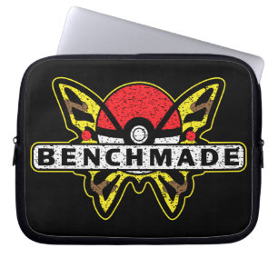 Benchmade Knives Yellow Anime Butterfly Laptop Sleeve