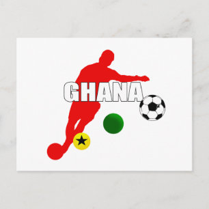 Bend it like a Ghanaian soccer players gifts Postcard
