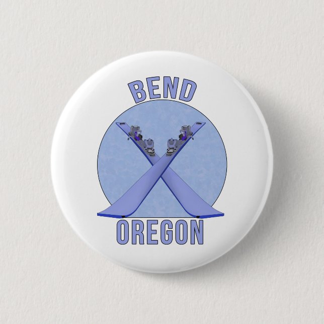 Bend, Oregon 2 Inch Round Button (Front)