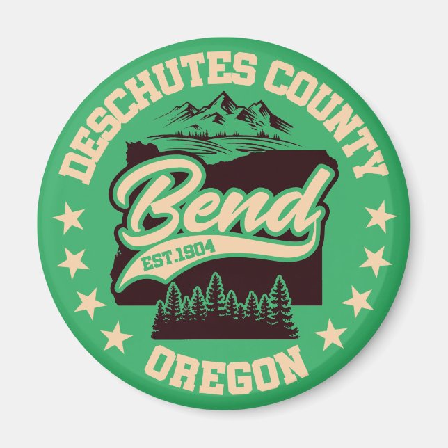 Bend,Oregon Magnet (Front)