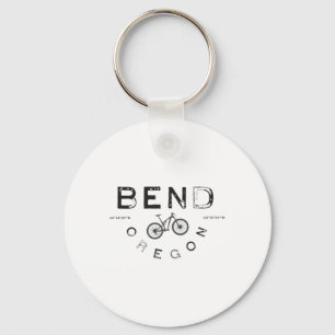 Bend Oregon Mountain Biking Keychain