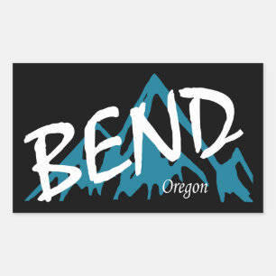 Bend Oregon Mountains Sticker