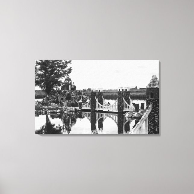 Bend, Oregon Peterson's Rock Garden Photograph Canvas Print (Front)