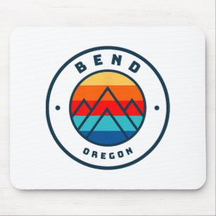 Bend Oregon Skiing Snowboarding Ski Family Trip Mouse Pad