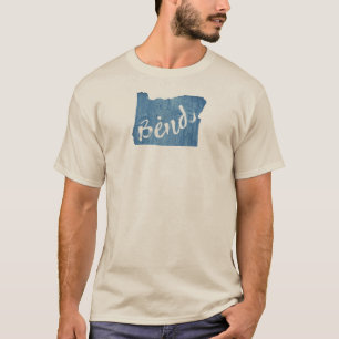 Bend, Oregon Wood Grain T-Shirt