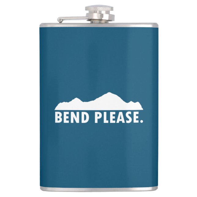 Bend Please Hip Flask (Front)