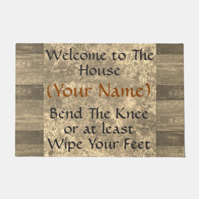 Bend the Knee Doormat (Front)