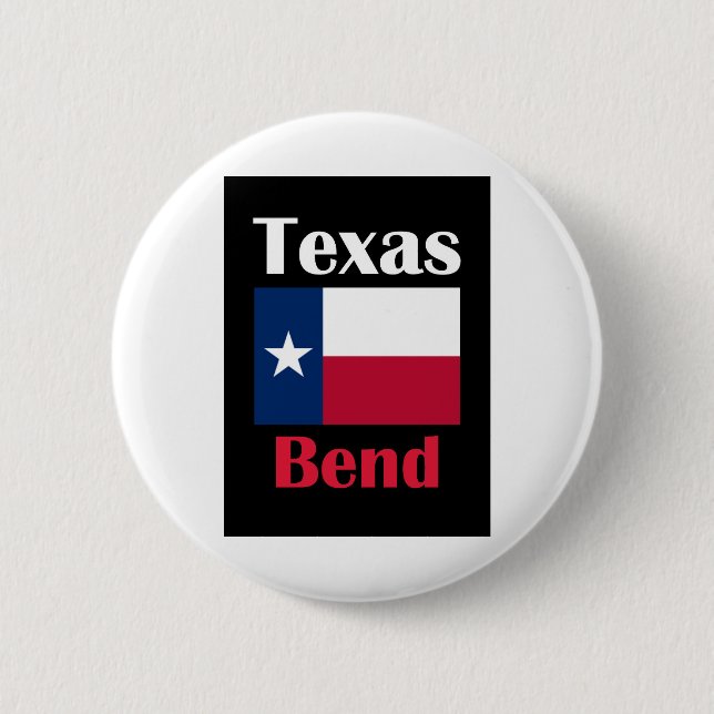 Bend TX 2 Inch Round Button (Front)
