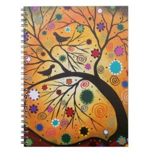 Bendind Branches By Lori Everett Day Of The Dead Notebook