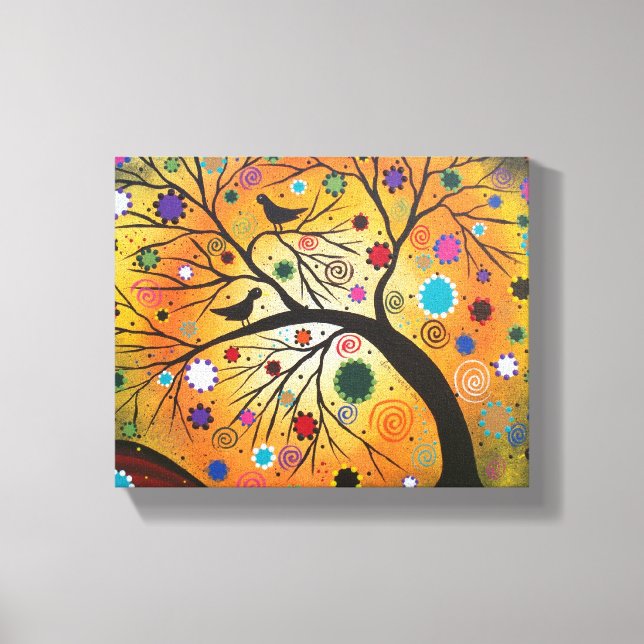 Bending Branches BY LORI EVERETT Wrapped Canvas (Front)