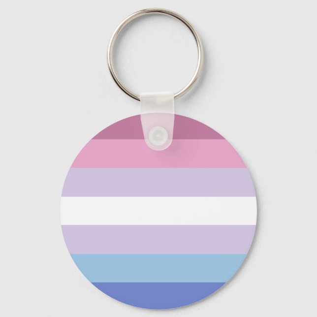 bending pride flag keychain (Front)