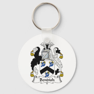 Bendish Family Crest Keychain