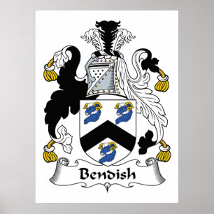 Bendish Family Crest Poster