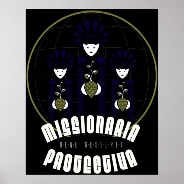 Bene Gesserit Missionaria Protectiva Fitted Poster (Front)